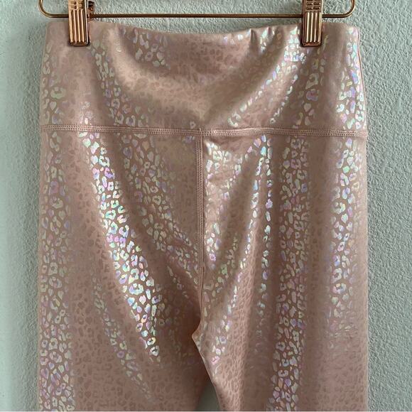 NWT IVL Collective Active Iridescent High Waist Leggings Leopard 8 - Picture 5 of 12